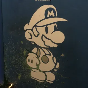 Men&apos;s room door