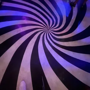 Swirly floor