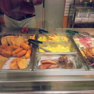 The almighty breakfast station.