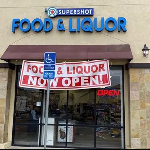 the front of the store