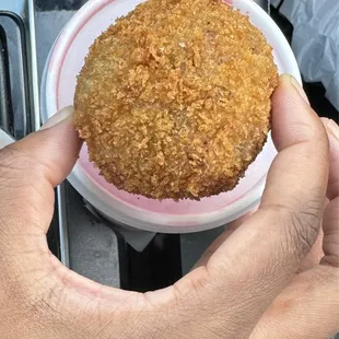 Photo of the size of the boudin.
