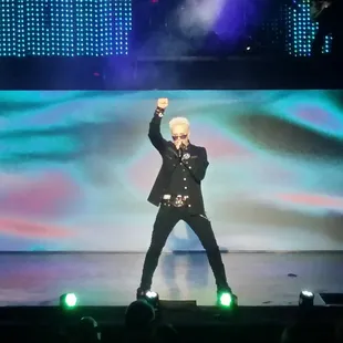 Craig Knight as Billy Idol. Pic from Monday, May 17th, 2015. Superstars on stage, PH, Las Vegas, NV. 4:00PM except Fridays.