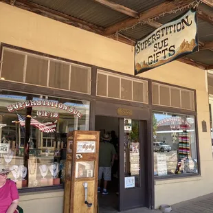 The outside of Superstition Sue Gifts.