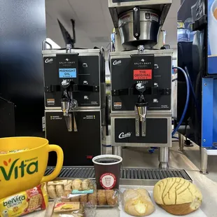 Delicious coffee with so many pastry options