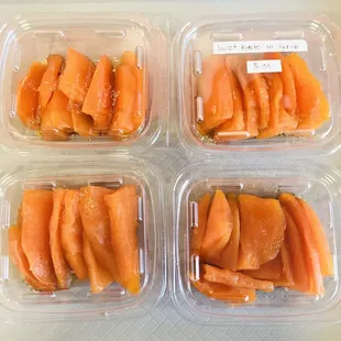 Sweet potato in syrup