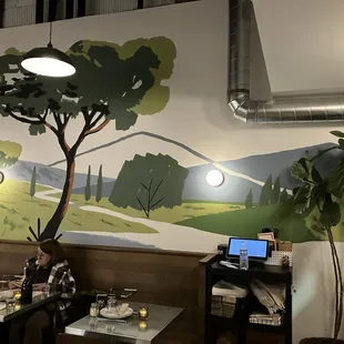 sushi and sashimi, interior