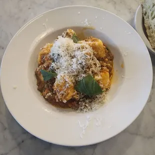 Gnocci in a beef sauce