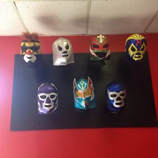 Great wrestling masks.
