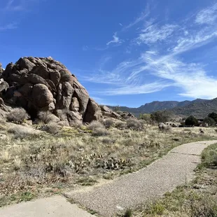Supper Rock Park in Albuquerque.  Just north of Tramway and Encantado. A small but quiet park in a beautiful environment.