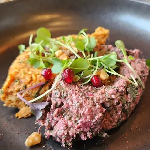 Pkhali (carrot and beet pates)