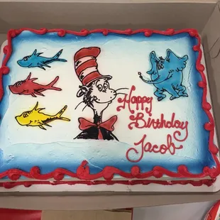 My sons birthday cake. It literally was what I was thinking. Such a great job and the staff is top notch.