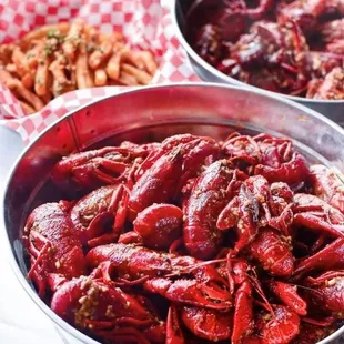 Delicious crawfish