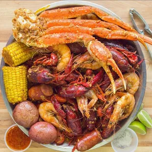 Cajun Style Seafood Bucket