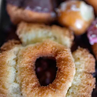 a variety of doughnuts