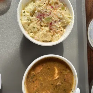 gumbo &amp; potato salad