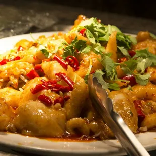 a plate of food