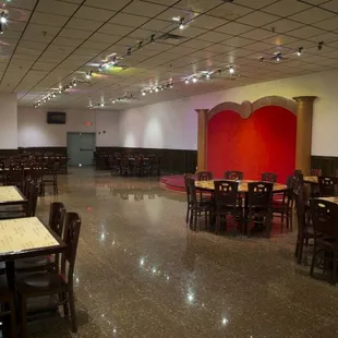 the interior of a restaurant