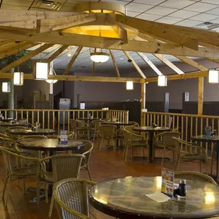 the interior of a restaurant