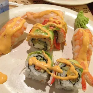 sushi and sashimi, sashimi, sushi, food