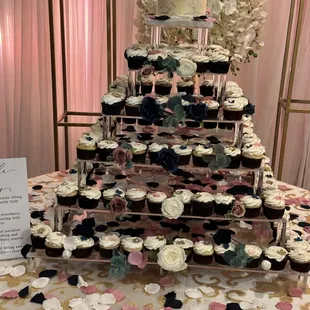 Cupcake Wedding Cake- 4 different cupcake flavors