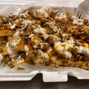 Vegan Buffalo Chicken Fries