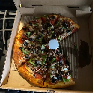 Combination pizza!!! I Ate some already lol