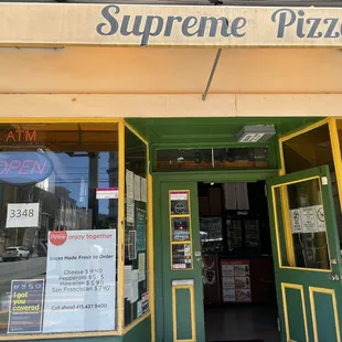 Front curbside entrance