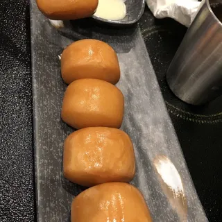 Fried Bun with Condensed Milk