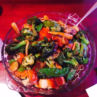 Vegetable Pan Fried Noodles