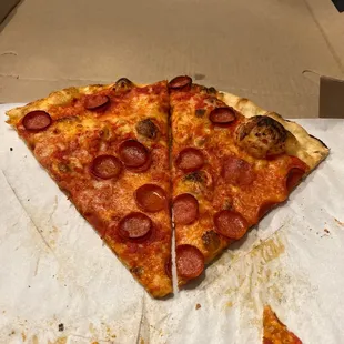 Double pepperoni pizza?!