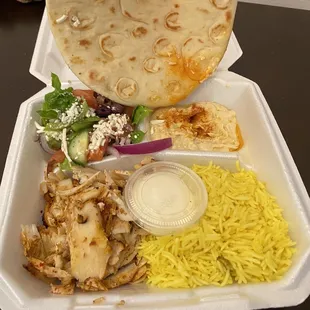 7. Chicken Shawarma Plate