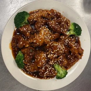 Sesame Chicken Dinner