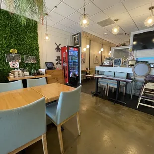 the interior of a restaurant