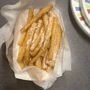 Funnel cake fries