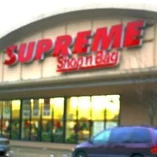 the exterior of the store