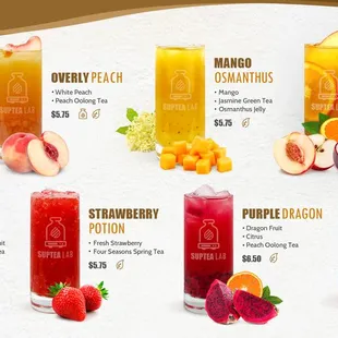 Fruity Menu