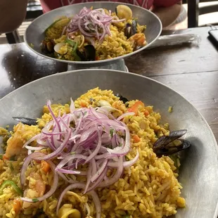 Arroz con Mariscos, Delicious and piping hot.