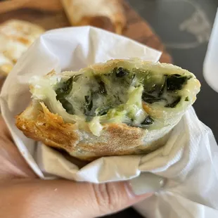 Spinach empanada