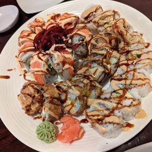 ORU (the one in a little circle), Fuji (the fried one), and Broken Arrow