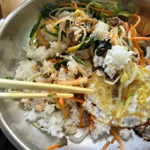 Bibimbap cold choice- very good