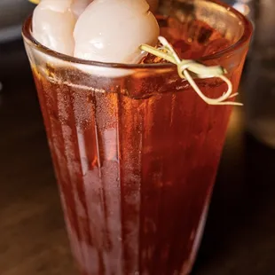 Lychee iced tea. Refreshing.