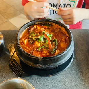 Kimchi Tofu Soup