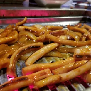 a close up of a plate of food
