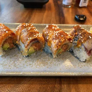 Number Eight on the signature maki menu