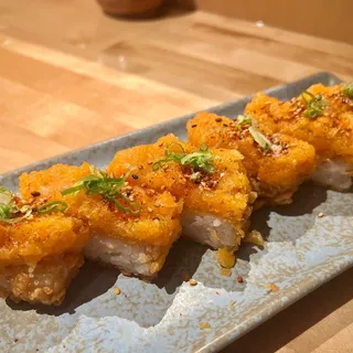 SALMON TRUFFLE CRISPY RICE