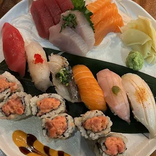 SUSHI AND SASHIMI