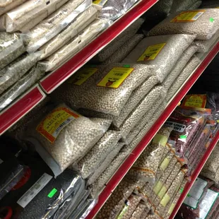 All kinds of beans