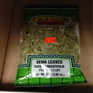 Sena herbal leaves (used to treat constipation)