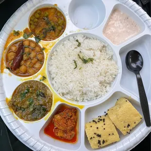 Lunch Thali - not recommend