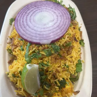 Paneer biryani